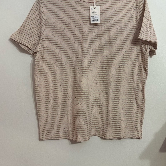 Marine Layer Classic Crew Tee Confetti Stripe Women’s Size Large NWT - Picture 3 of 8